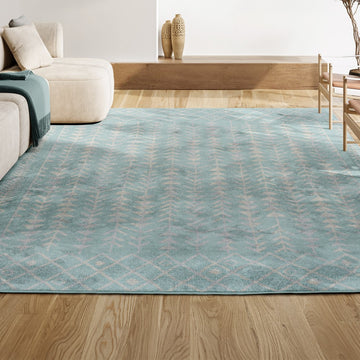 Ziri Moroccan Geometric Area Rug